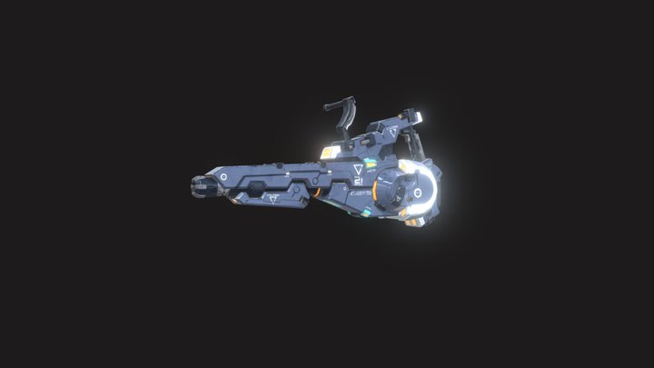 Exteel Rifle 3D Model