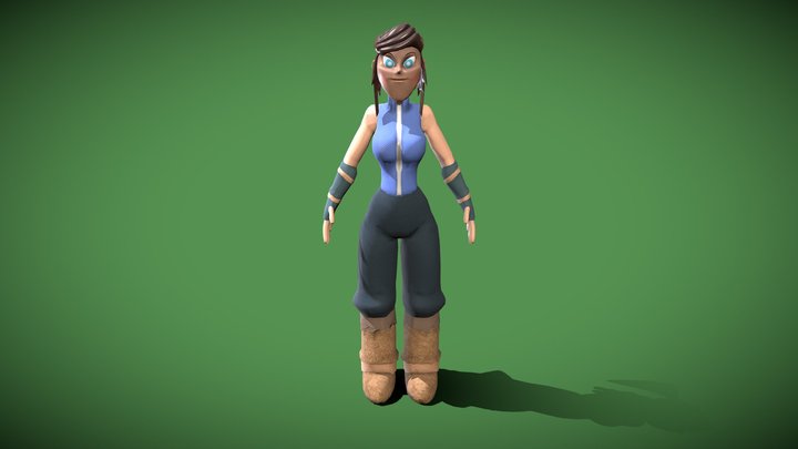B2D1_Istace_Marion_poseSculpt 3D Model