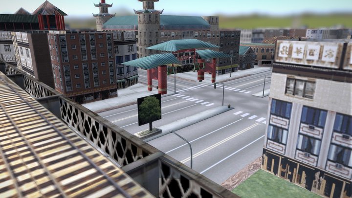 Chicago - full map from Driver 2 (PSX) 3D Model