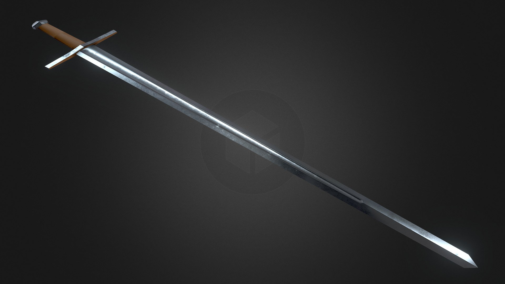 Bastard Sword real sized - Download Free 3D model by Joan LP ...