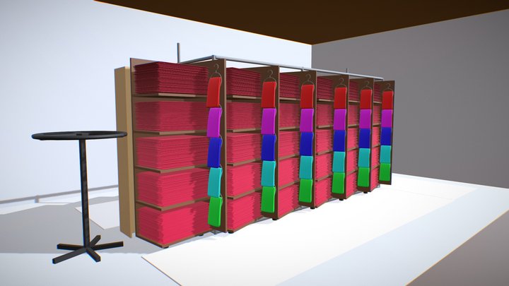 Shop Blockout 3D Model