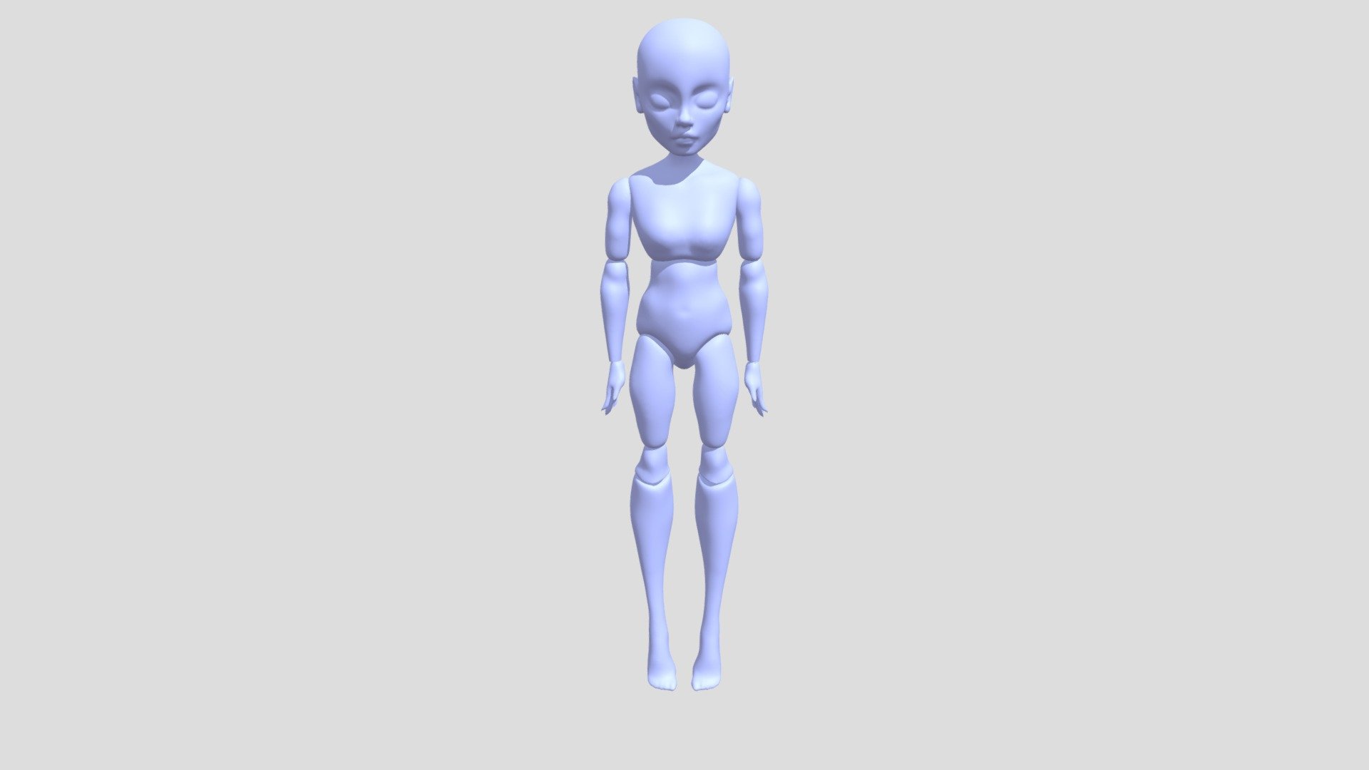 Doll Blank Prototype - Download Free 3D model by MinaDotart ...
