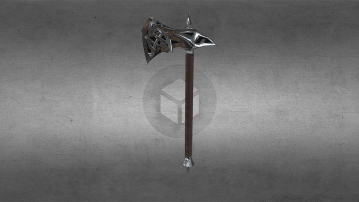 Balduvian war axe 3D Model