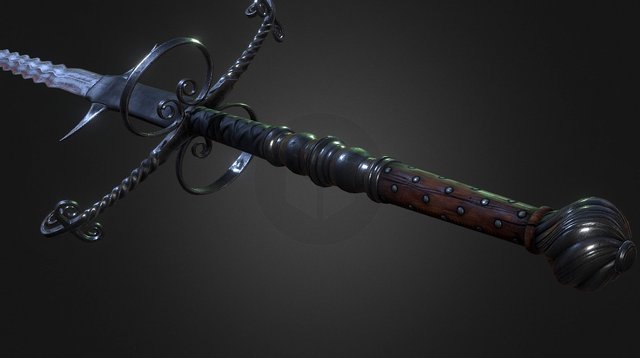 ZweiHänder 3D Model