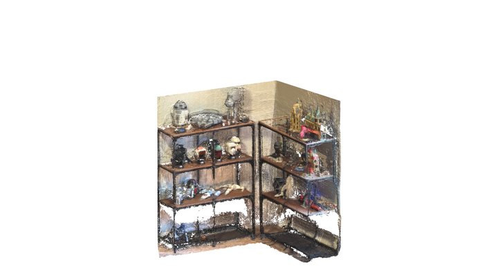 Lego Shelves 3D Model