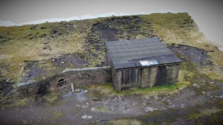 Scraithole Adit and Compressor House, Carrshield 3D Model