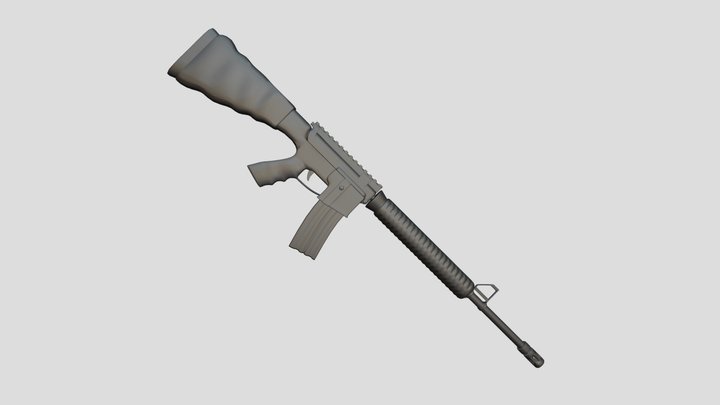 M16a4 3D Model