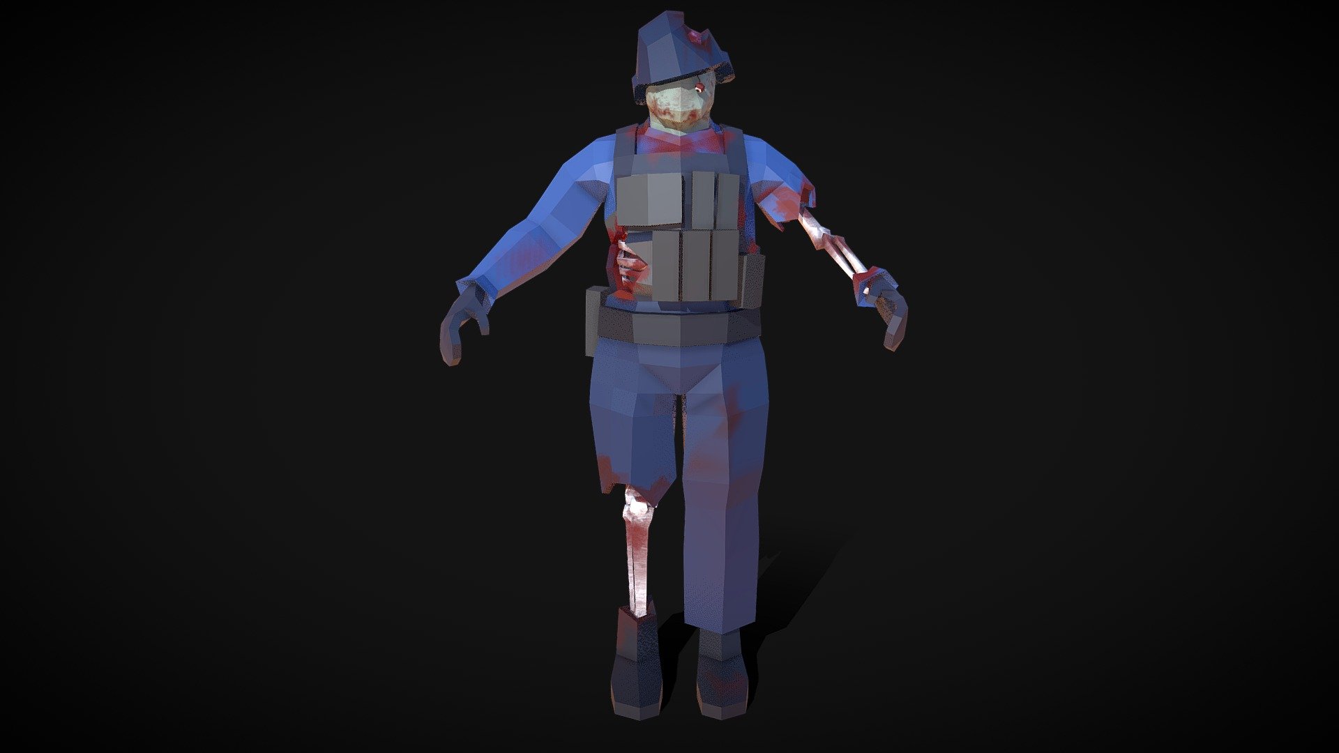 Zombie 1 - 3D model by G.Salmon (@G_Salmon) [6d0c3dd] - Sketchfab