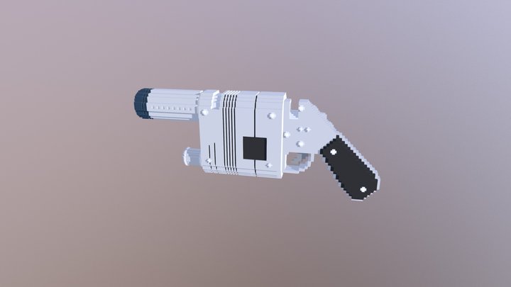 Rey's Blaster(Star Wars: The Force Awakens) 3D Model