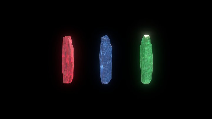 Crystals 3D Model