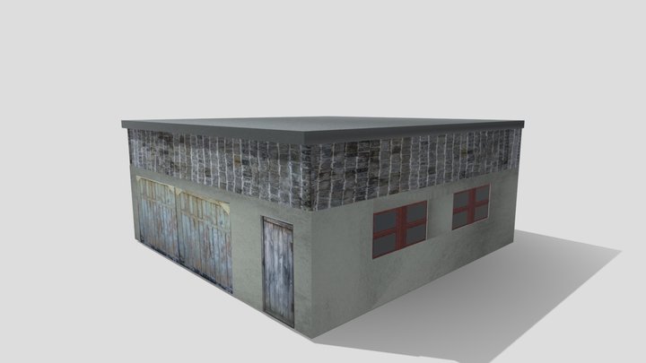 Old Garage 3D Model