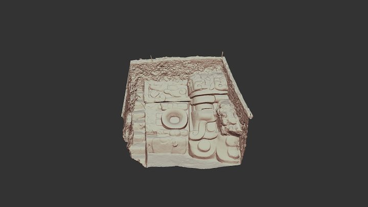 Stucco Mask, Group H-South, Uaxactun 3D Model