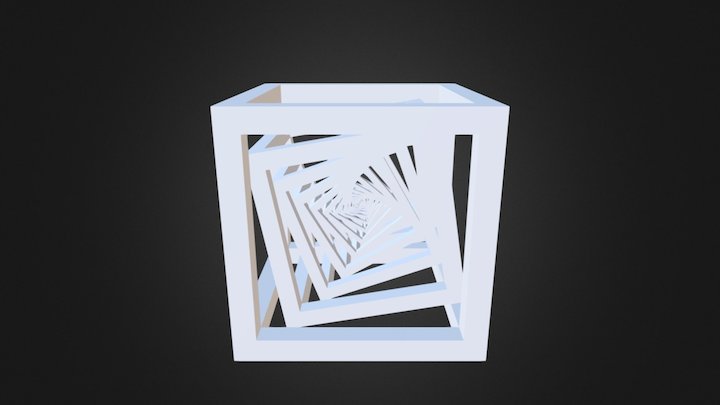 Cube-in-cube 3D Model