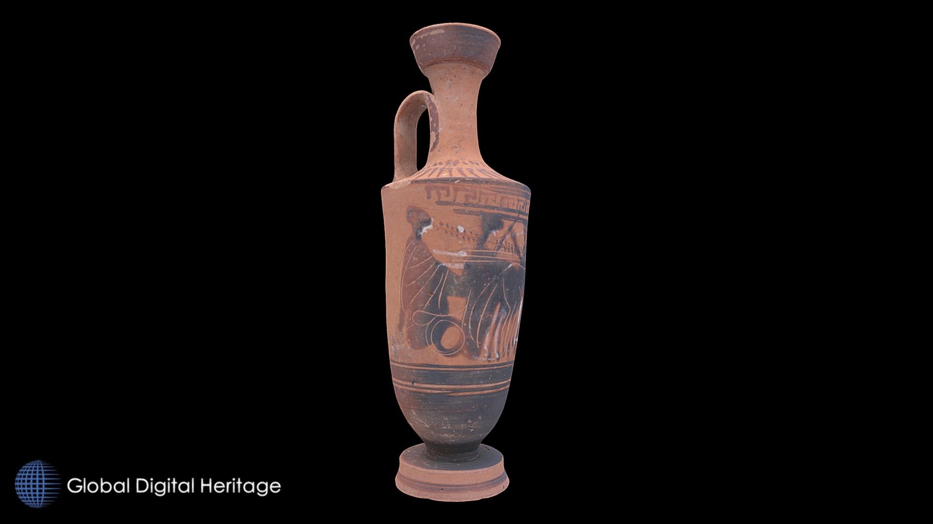 Red-figure lekythos. Camarina, Sicily