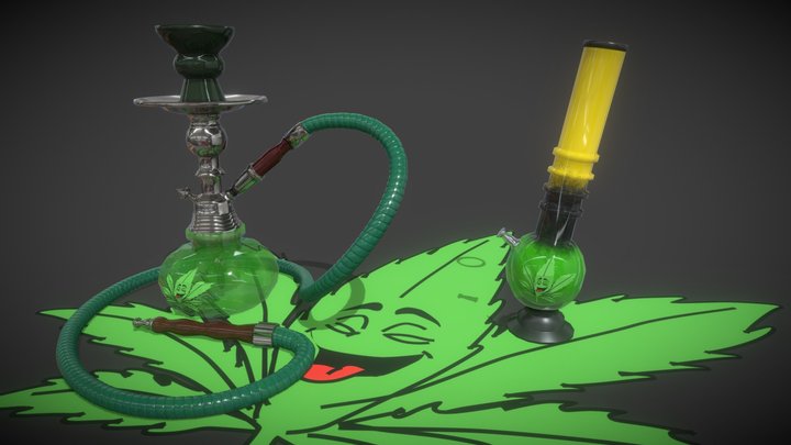 Smoker Bong 3D Model