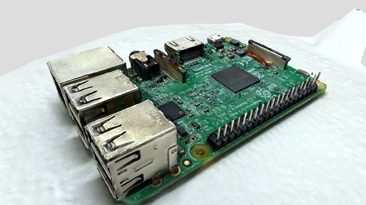 Raspberry Pi 3Ddata 3D Model
