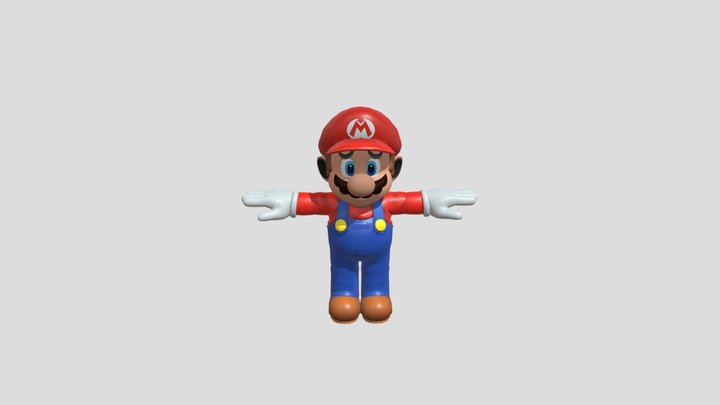 Super_ Mario_GCN_ Era V2_SRW 3D Model