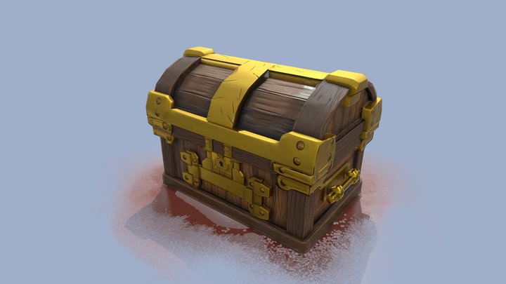 Treasure chest 2IGP10E_Ian_Willemsen 3D Model