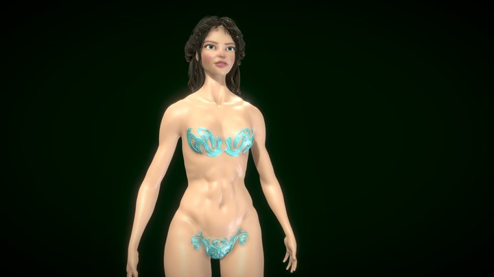 Lady Sarandriele 3D Model