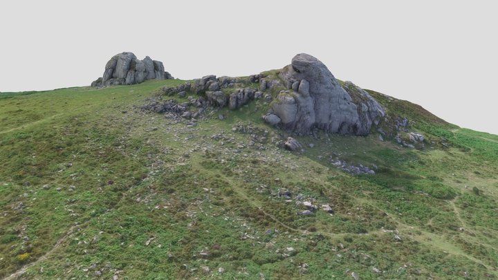 Mountain terrain - Haytor Dartmoor National Park 3D Model