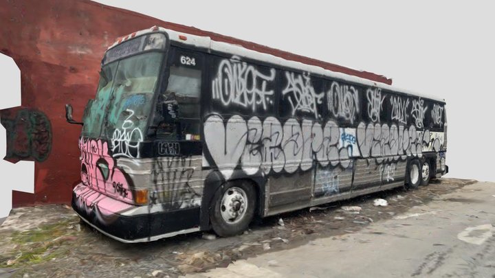 3D Graffiti Scan - Truck  - Brooklyn - 2023 3D Model