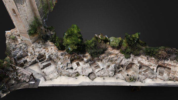 Ketef Hinnom Cemetery 3D Model