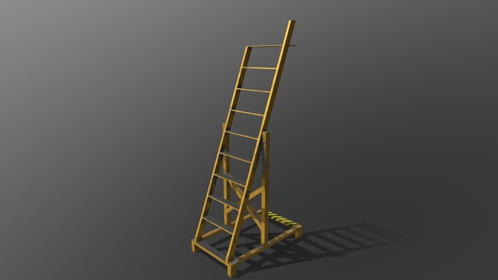 Maintenance Access Ladder 3D Model