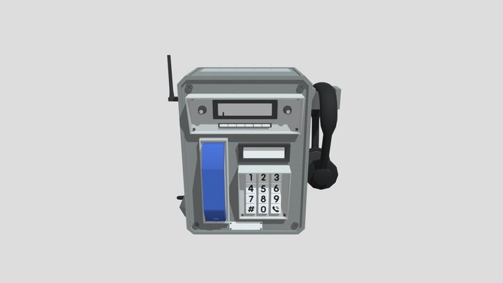 Low Poly Military Radio – Modelo 3D gratuito STL