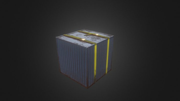 Metal Container 3D Model
