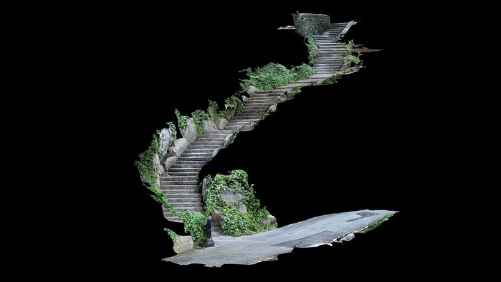 Fort Tryon Park Staircase – Kostenloses 3D-Modell STL