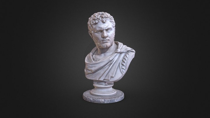 Retrato de Caracalla / MANN 3D Model