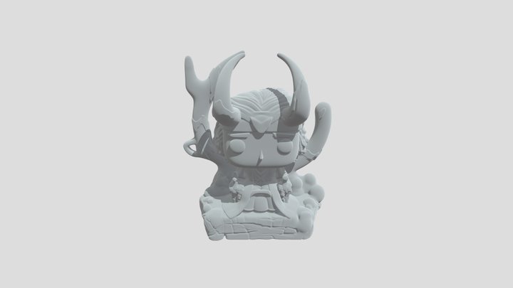 Loki Throne Funko Pop 3D Model
