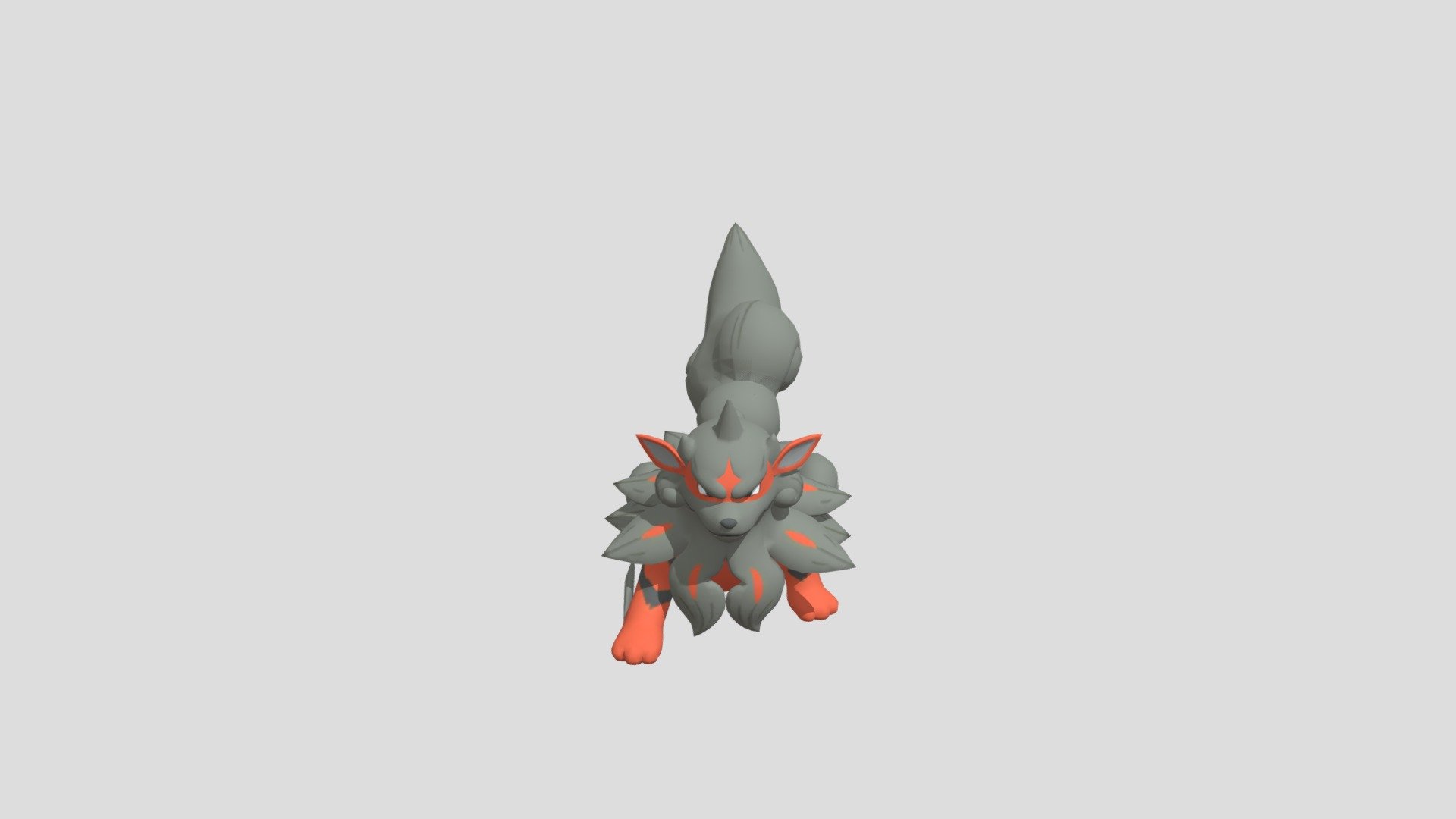 Mobile - Pokemon HOME - 059 Arcanine Hisuian - Download Free 3D model ...