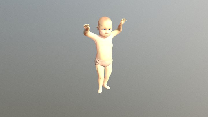 Dancing Baby 3D Model