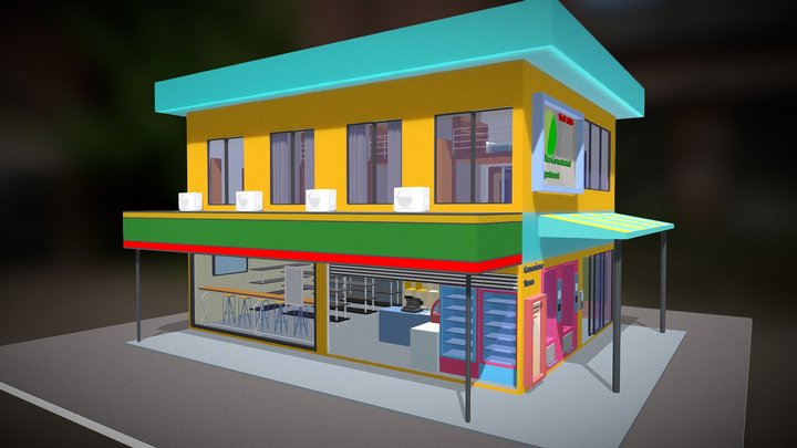 超迷你 Ultra- Concentrated Apartment（UCA） – Kostenloses 3D-Modell STL