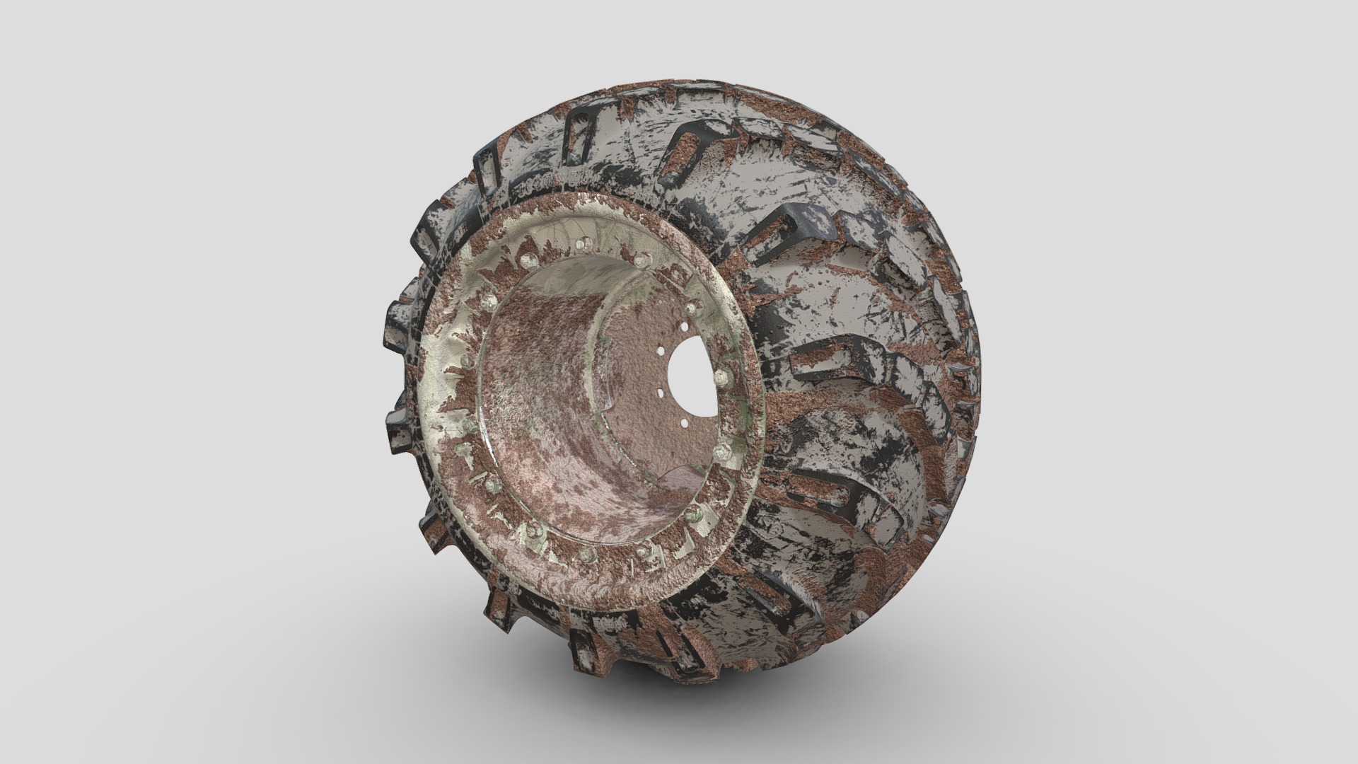 3D model Wheel Arched-170_New_Dirty-1 - This is a 3D model of the Wheel Arched-170_New_Dirty-1. The 3D model is about a close-up of a coin.