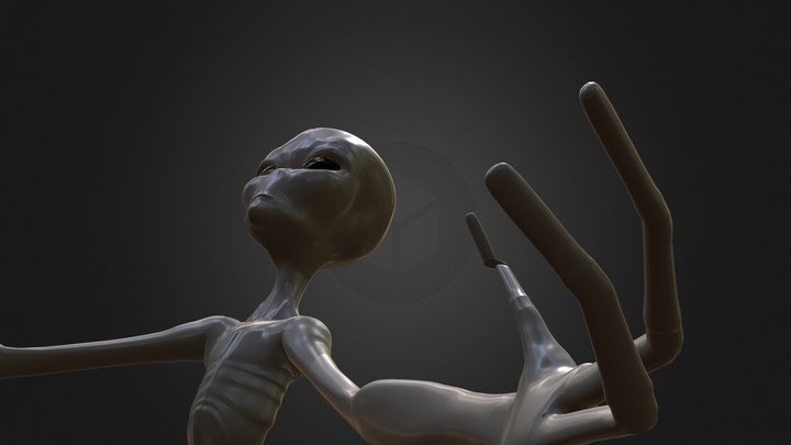 Alien Classic 3D Model