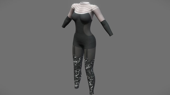 Female Full Body Suit - Buy Royalty Free 3D model by 3dia (@3dia) [9573208]
