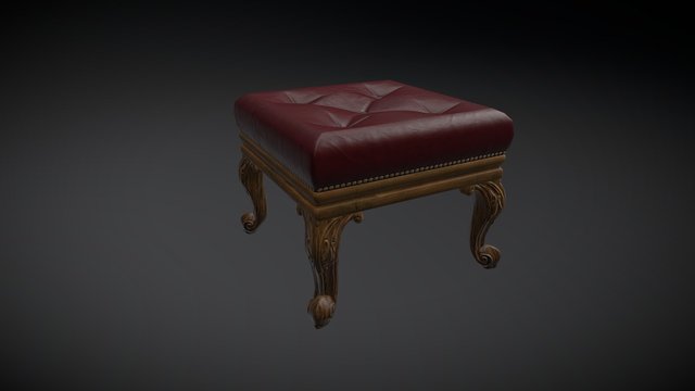 Victorian Furniture 01 3D Model