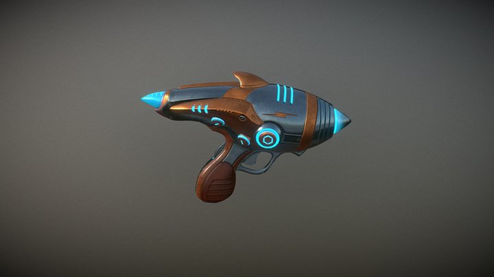 Alien Blaster 3D Model