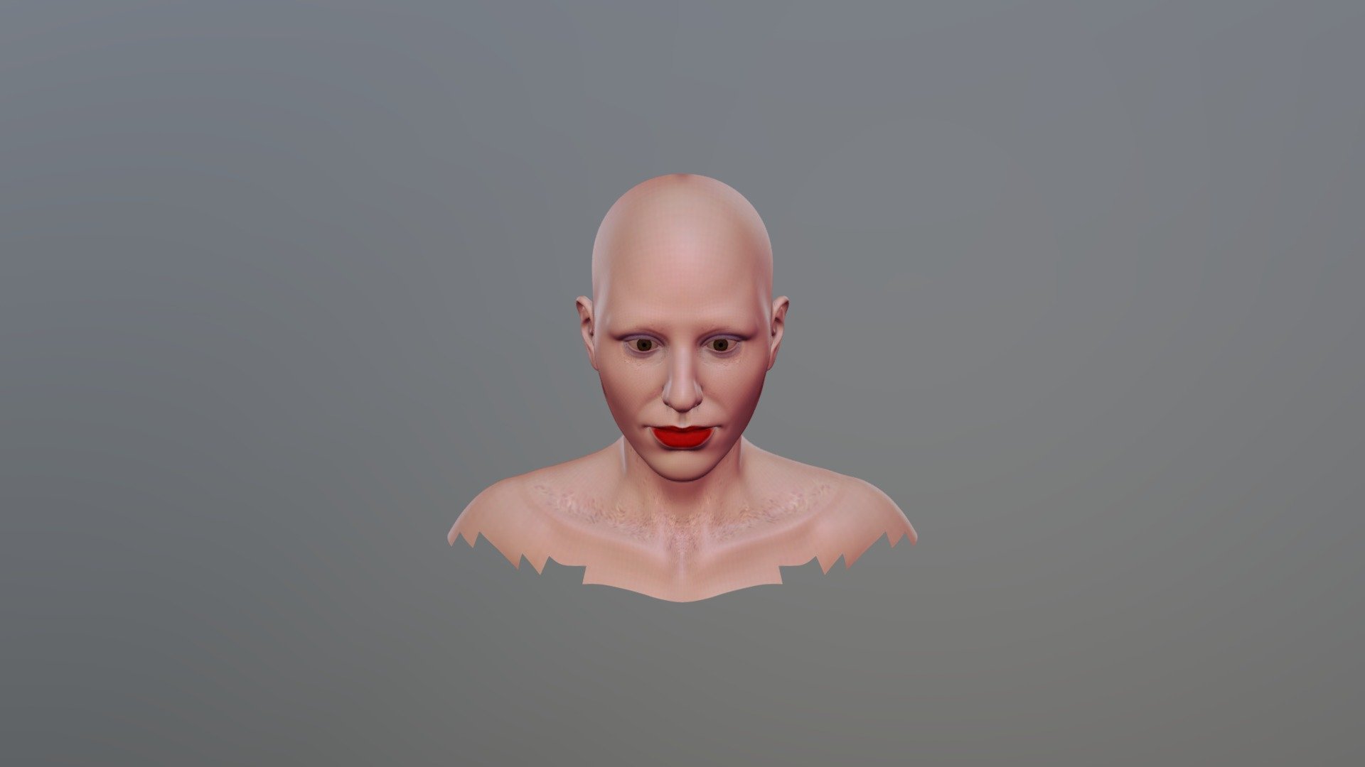 Fem head — Sketchfab embed 3D viewer