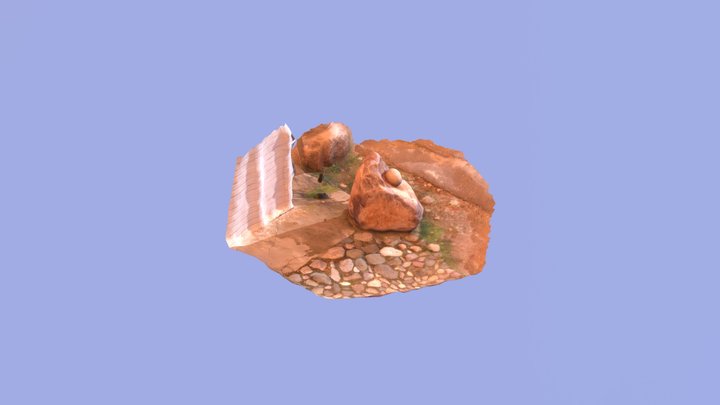 Камень. Плес 3D Model