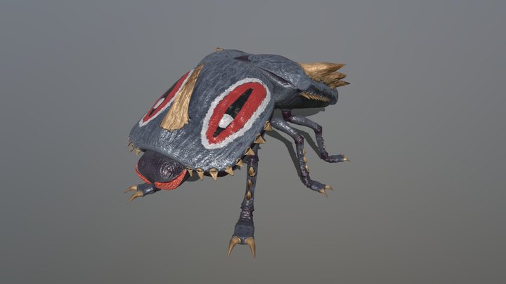 Ocul-Tyranpanum, the Eyed Earth Drum 3D Model
