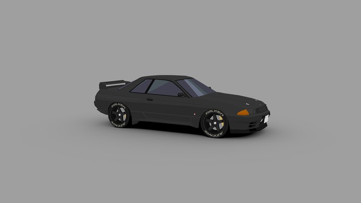 Nissan Skyline GT-R R32 Nismo 3D Model