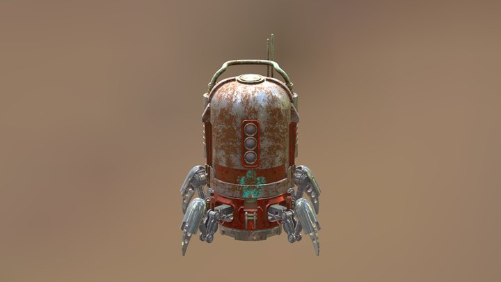 Farming Forest spiderbot 3D Model