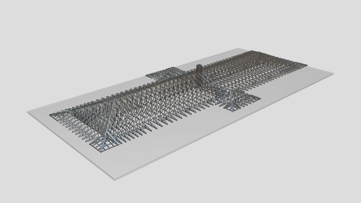 Кровля монастырь, Тимашевск, 653кв,ЛСТК, Металл 3D Model