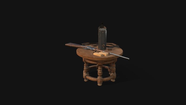 The Spencer repeating rifle 3D Model