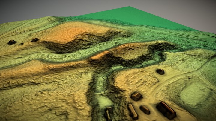 Tauragnų piliakalnis (Lithuania) – Gratis 3D-model STL