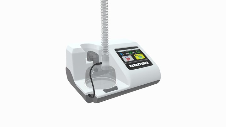 High flow heated respiratory humidifier　CF10 – Kostenloses 3D-Modell STL
