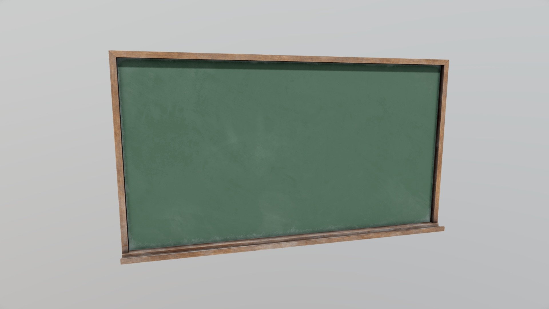 ArtStation - Wall Green Black Color Chalkboard 4K PBR Textures Game-Ready  Low-poly 3D model